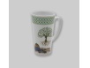Large white conical mug 17 oz 