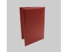 Red and Black Extra heavy weight leather certificate 