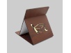 Wooden color certificate with aluminum plate