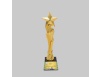 Golden star statue