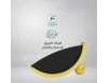 كريستال دائري مع قاعدة ذهبي