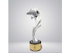 Silver star statue