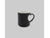 Black heart thermal mug
