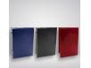 Red, Black and Blue Heavy weight leather Certificate  
