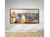 Golden wood frame