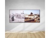 Thick black wooden frame