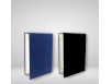 Black and dark blue velvet certificate cover