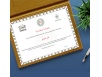 Certificate covers