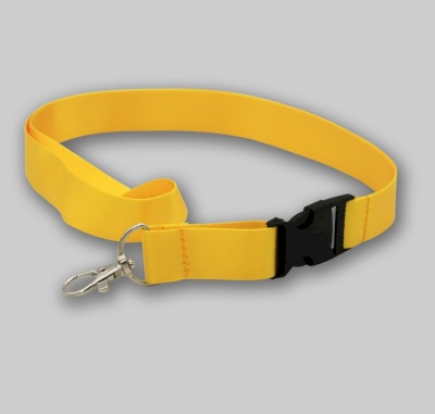 Yellow cloth Lanyard 