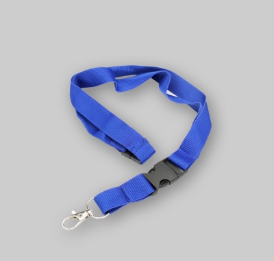 Blue cloth Lanyard