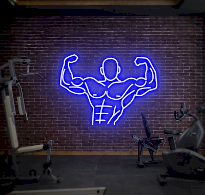 Sport neon lines