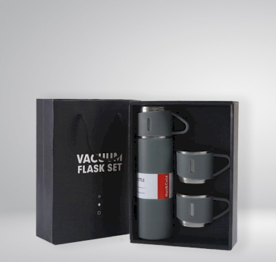 Thermal thermos with thermal mugs