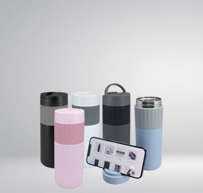 Thermal thermos with stand
